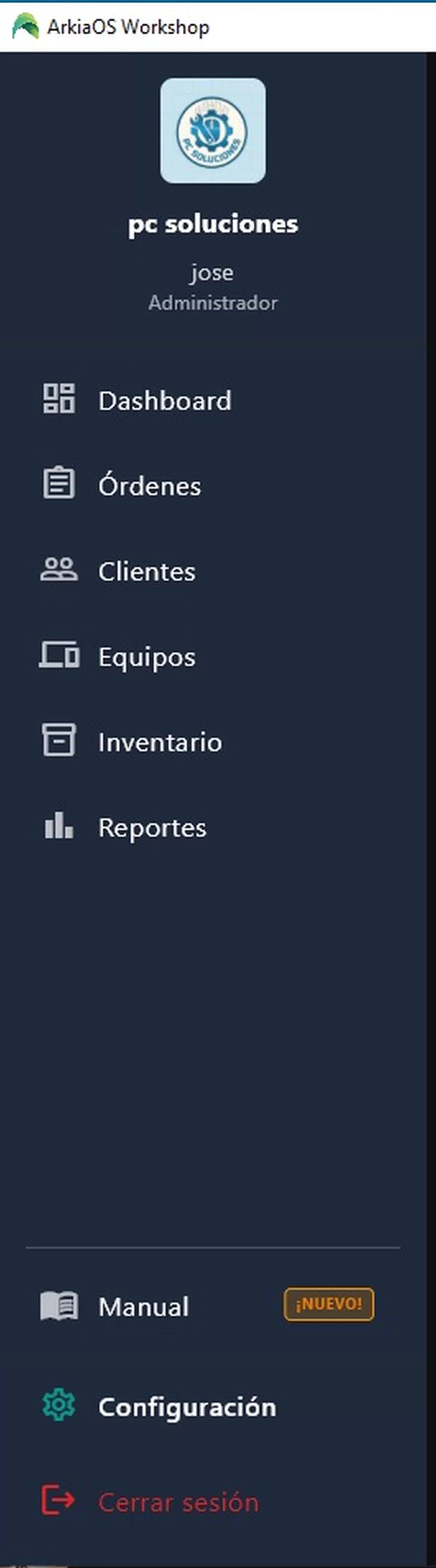 Navegación completa